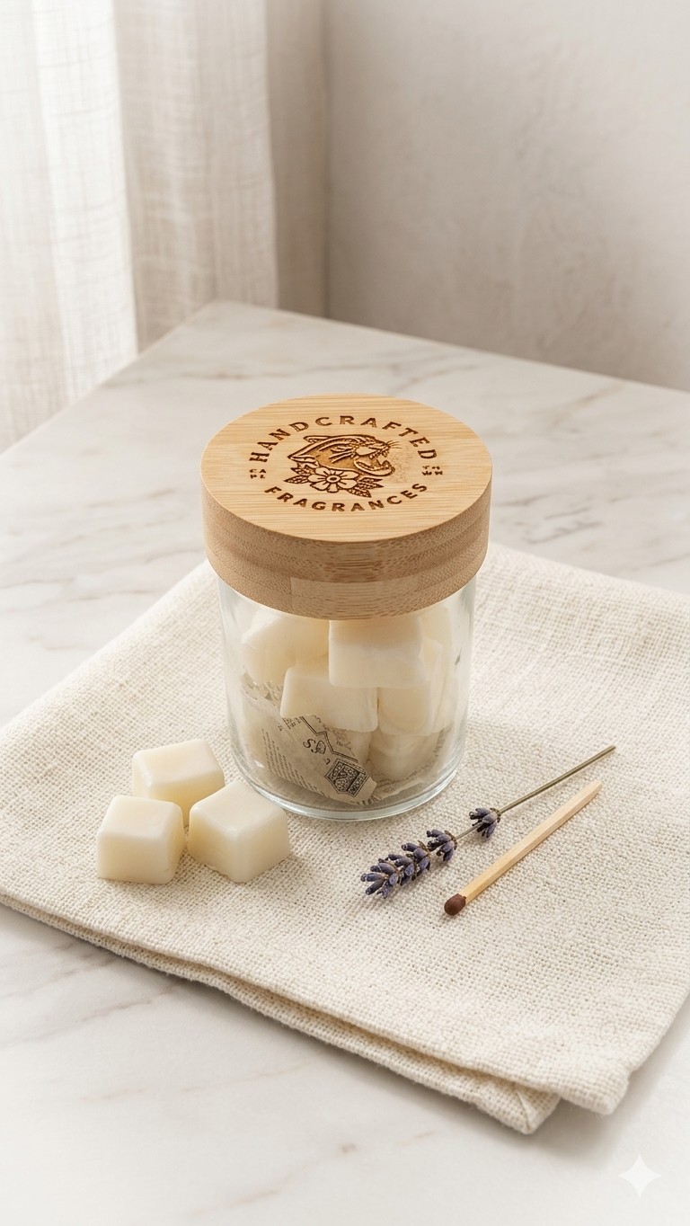 Aromatic home fragrance soy wax melts